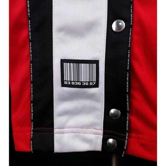 VTNMTS Vetements Tearaway Snap Jersey Track Pants Size M Mens Red - Picture 5 of 16